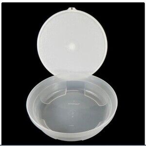 Vtg Estate Sale TUPPERWARE PLAN AHEAD DISH BOWL W/SEAL 1 QT 2346 Sheer NEW NOS